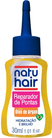 NatuHair Reparador de Pontas Óleo de Argan 30ml - Ilha dos cosméticos
