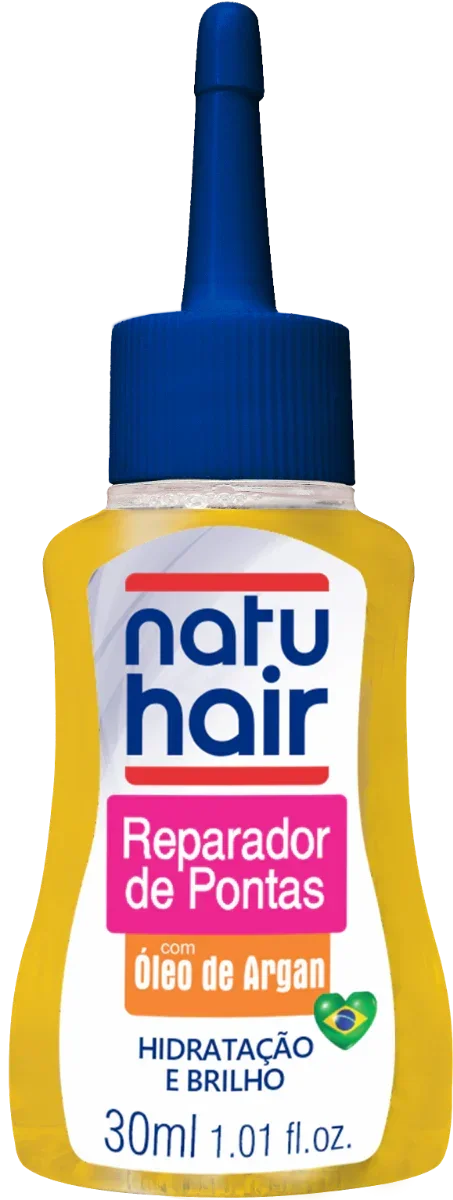 NatuHair Reparador de Pontas Óleo de Argan 30ml - Ilha dos cosméticos