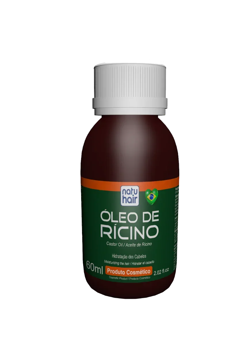 NatuHair Óleo de Rícino 60ml - Ilha dos cosméticos