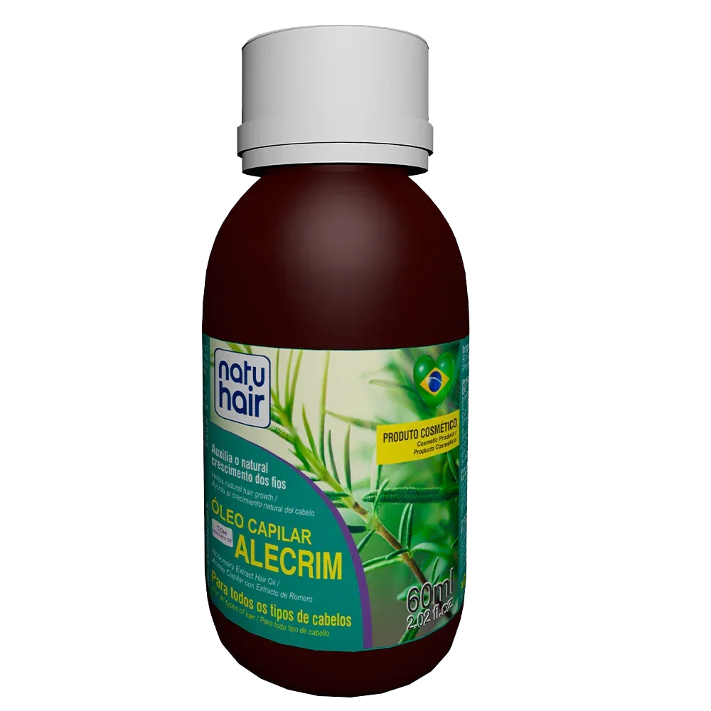 NatuHair Óleo de Alecrim 60ml - Ilha dos cosméticos