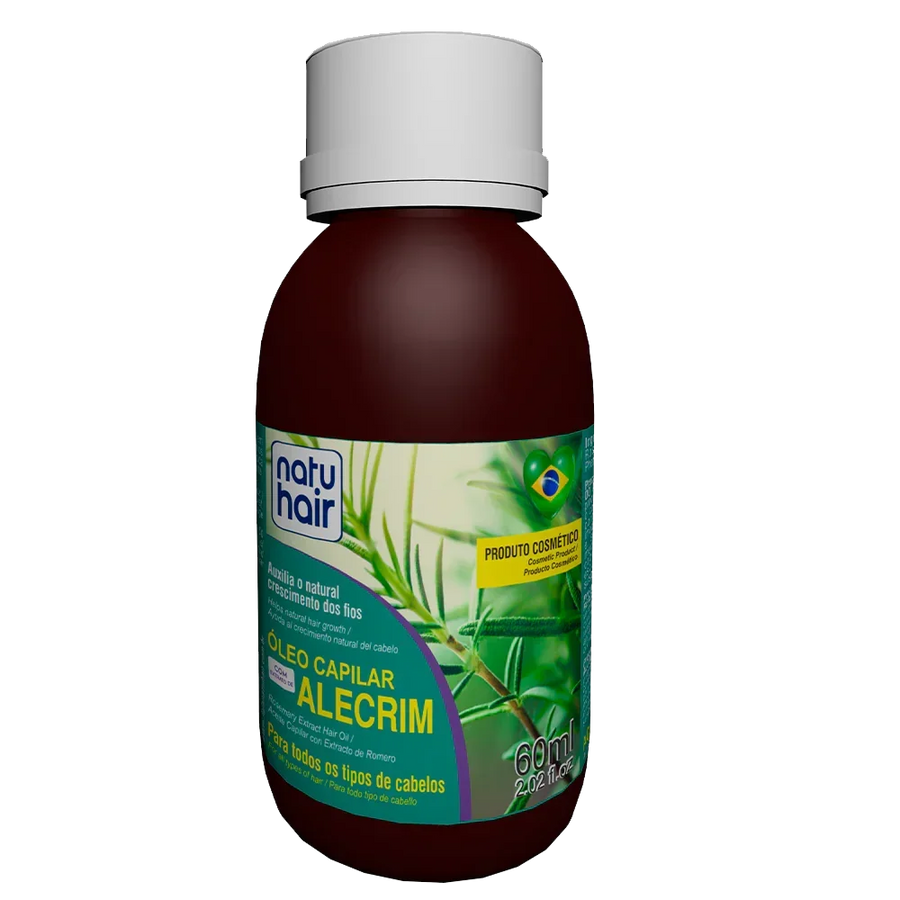 NatuHair Óleo de Alecrim 60ml - Ilha dos cosméticos