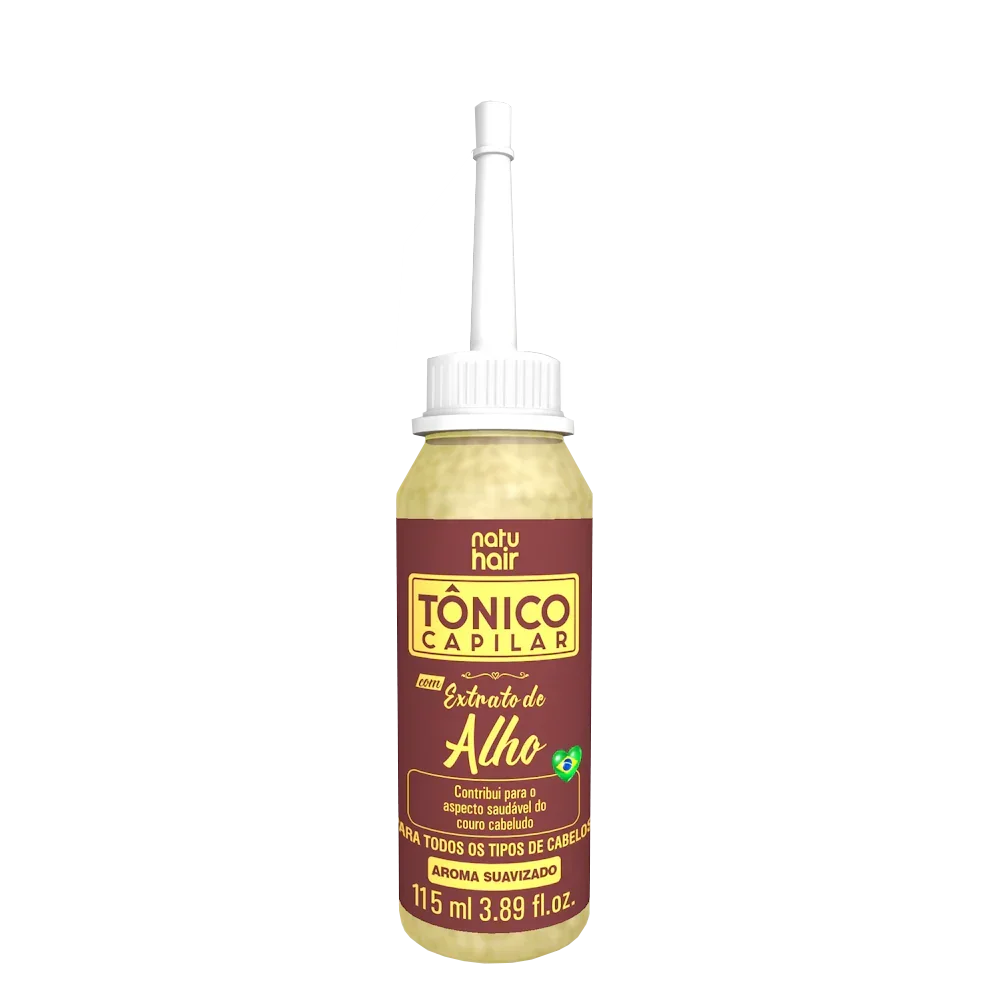 NatuHair Tonico Capilar Com Extrato de Alho 115ML - Ilha dos cosméticos
