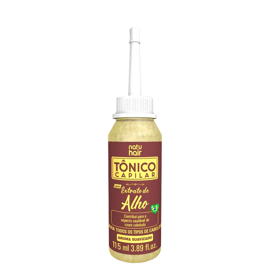 NatuHair Tonico Capilar Com Extrato de Alho 115ML - Ilha dos cosméticos