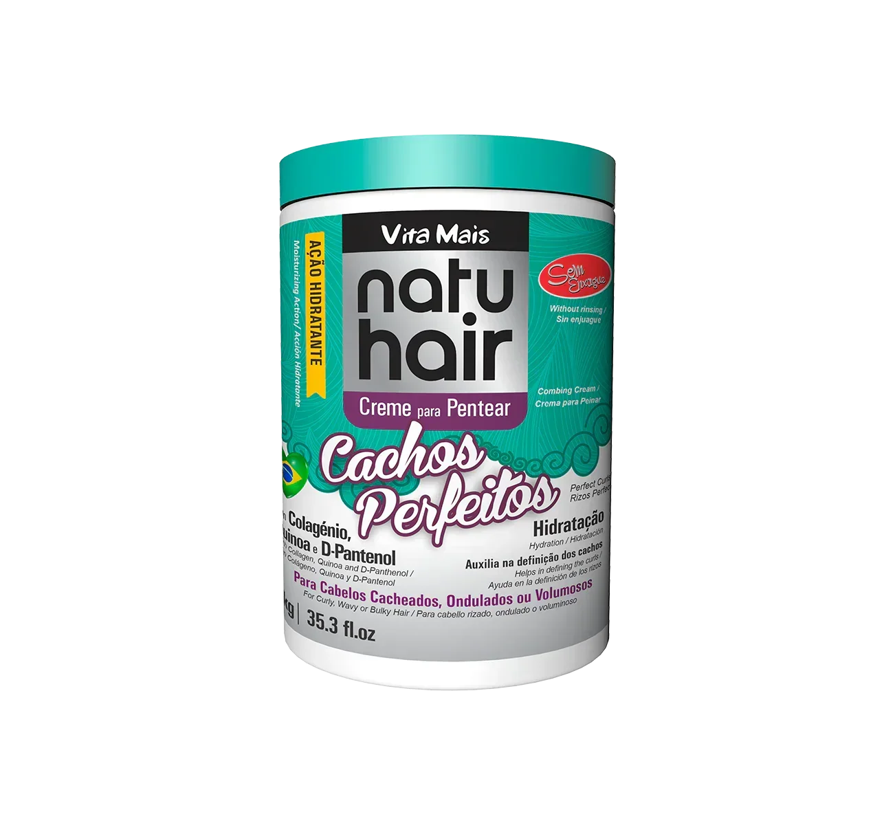 NatuHair Cachos Perfeitos Creme de Pentear 1kg - Ilha dos cosméticos