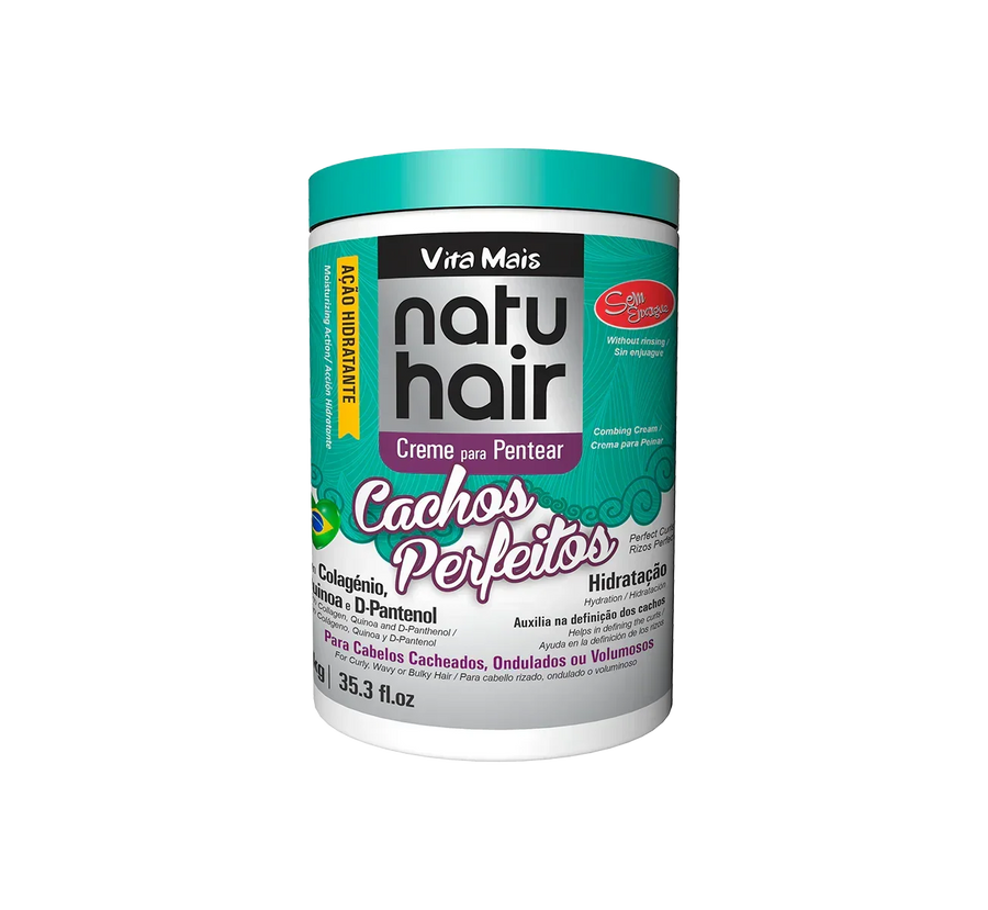 NatuHair Cachos Perfeitos Creme de Pentear 1kg - Ilha dos cosméticos