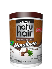 NatuHair Mandioca Creme de Pentear 1kg - Ilha dos cosméticos