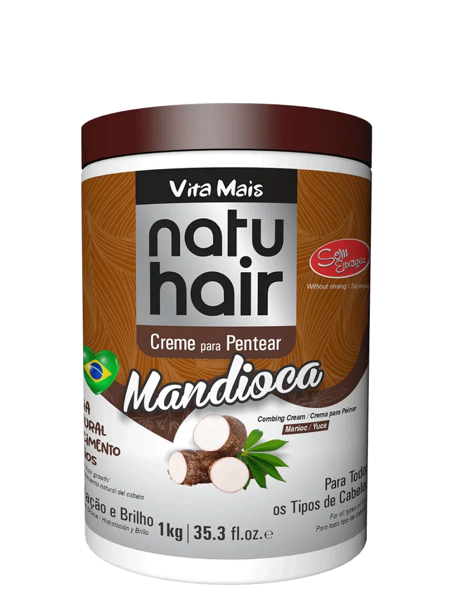 NatuHair Mandioca Creme de Pentear 1kg - Ilha dos cosméticos