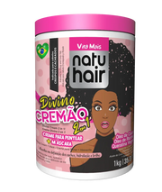 NatuHair Divino Cremão 2 em 1 Creme de pentear + Creme de hidratação 1kg - Ilha dos cosméticos