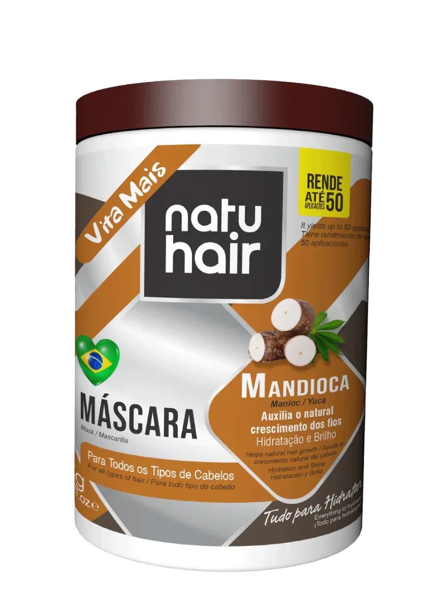 NatuHair Mandioca Máscara 1kg - Ilha dos cosméticos