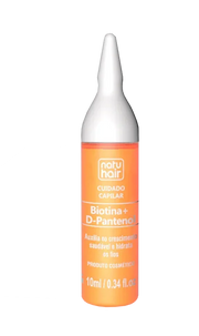 NatuHair Ampola Biotina e D-Pantenol 10ml - Ilha dos cosméticos