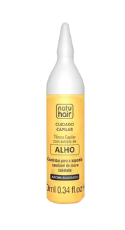 NatuHair Ampola de Tratamento Capilar Alho 10ml - Ilha dos cosméticos