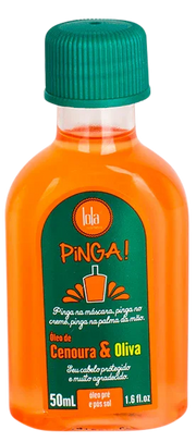 Lola Pinga Óleo Cenoura & Oliva 50ml - Ilha dos cosméticos
