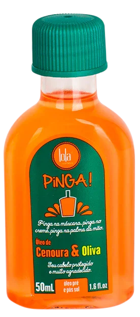 Lola Pinga Óleo Cenoura & Oliva 50ml - Ilha dos cosméticos