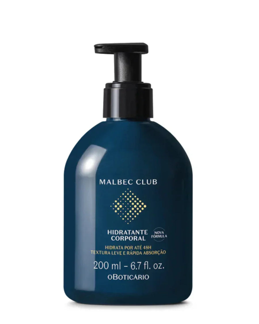O Boticário Loção Hidratante Corporal Malbec 200ml - Ilha dos cosméticos