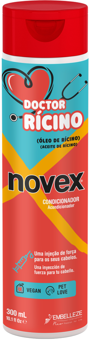 Novex Doctor Rícino Condicionador 300ml - Ilha dos cosméticos