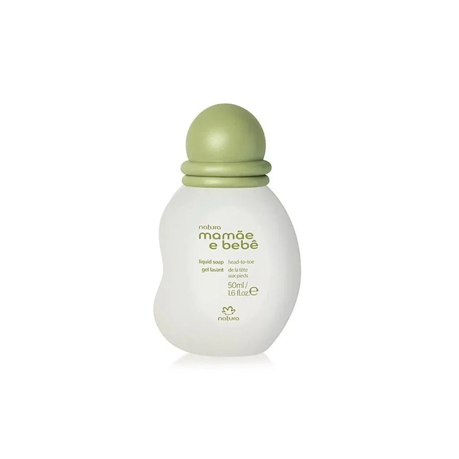 Natura Mamãe e Bebe Sabonete Líquido da Cabeça aos Pés 50ml - Ilha dos cosméticos