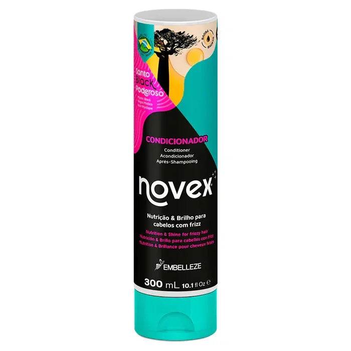 Novex Santo Black Poderoso Condicionador 300ml - Ilha dos cosméticos