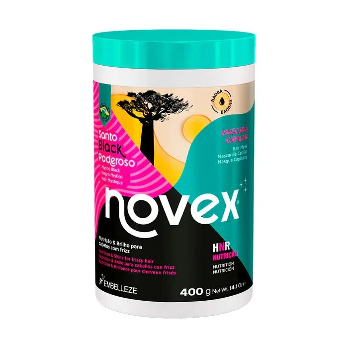 Novex Santo Black Poderoso Máscara 400g - Ilha dos cosméticos