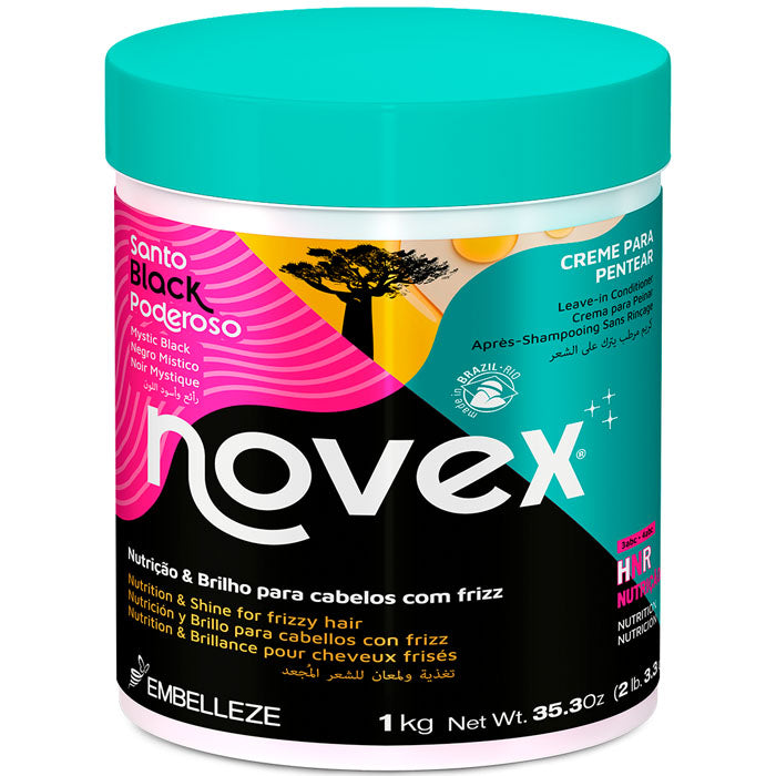 Novex Santo Black Poderoso Crema Para Pentear 1kg - Ilha dos cosméticos