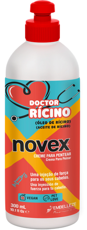 Novex Doctor Rícino Creme de Pentear 300ml - Ilha dos cosméticos