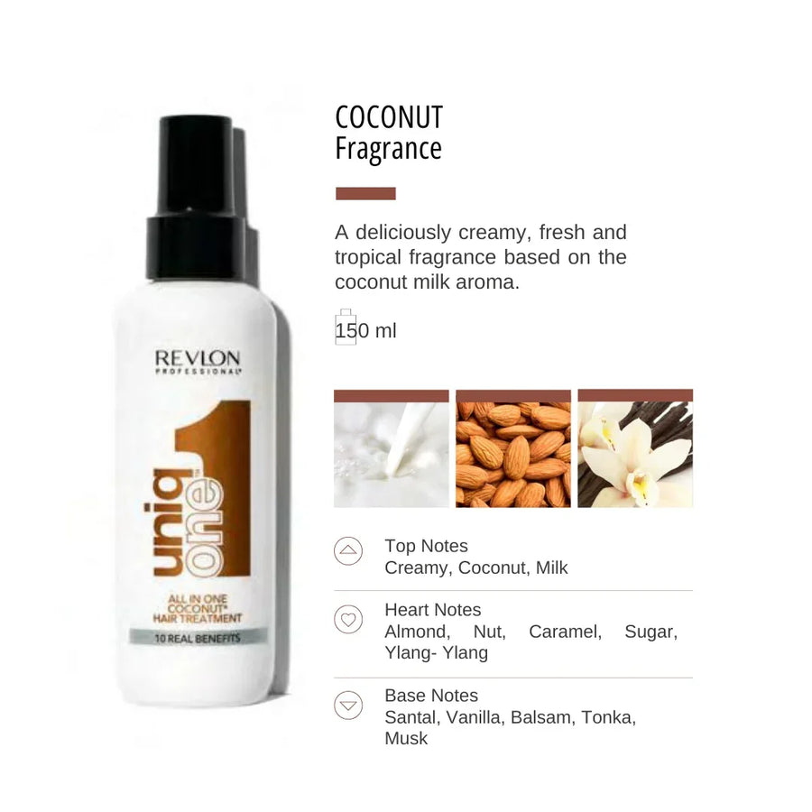 Revlon Uniq One Spray De Tratamento All In One Coco 150ml