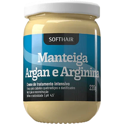 Soft Hair Manteiga Argan e Arginina 220g - Ilha dos cosméticos