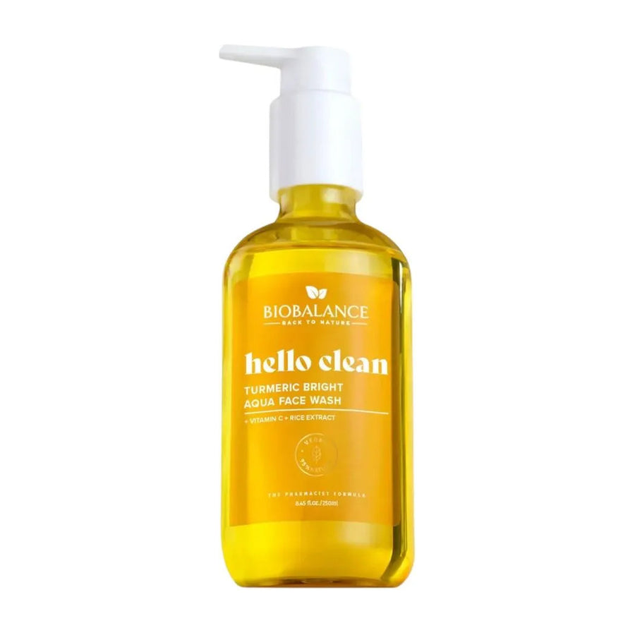 BioBalance Hello Clean Gel de Limpeza Facial Cúrcuma Iluminador 250ml
