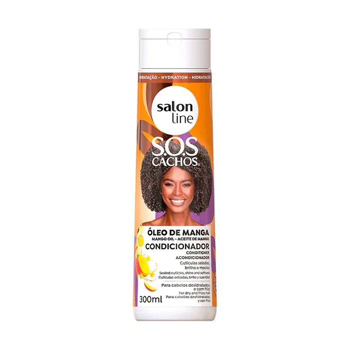 Salon Line SOS Cachos Óleo de Manga Condicionador 300ml - Ilha dos cosméticos