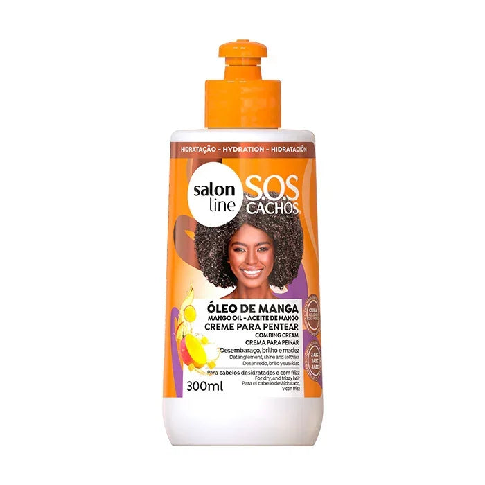 Salon Line SOS Cachos Óleo de Manga Creme de Pentear 300ml - Ilha dos cosméticos
