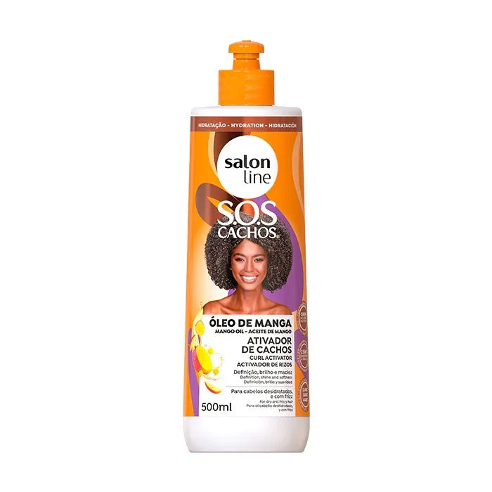 Salon Line SOS Cachos Óleo de Manga Ativador de Cachos 500ml - Ilha dos cosméticos