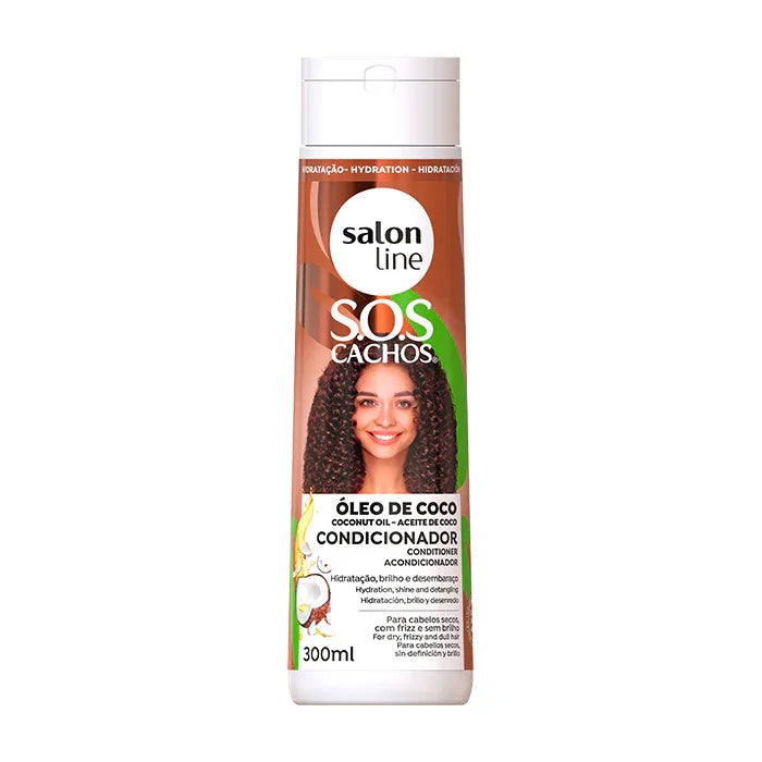 Salon Line SOS Cachos Coco Condicionador 300ml - Ilha dos cosméticos