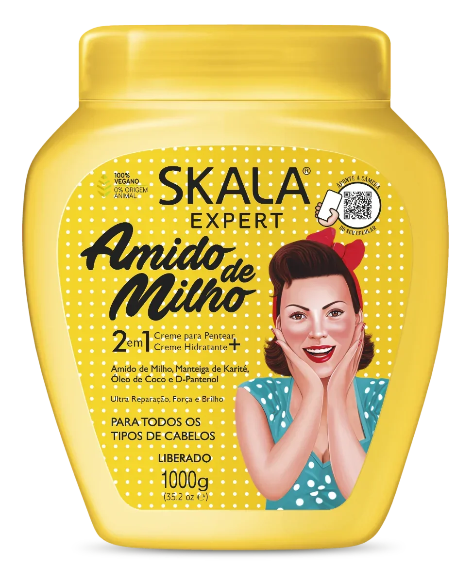 Skala Amido de Milho Máscara 1kg - Ilha dos cosméticos