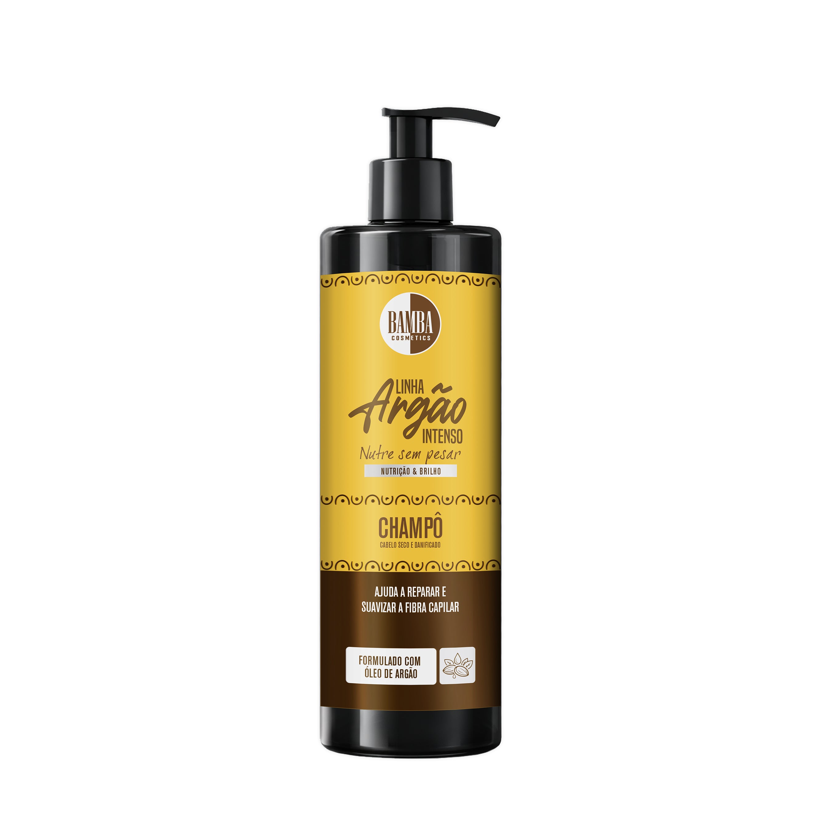 Bamba Argão Intenso Shampoo Nutrição & Brilho 500ml