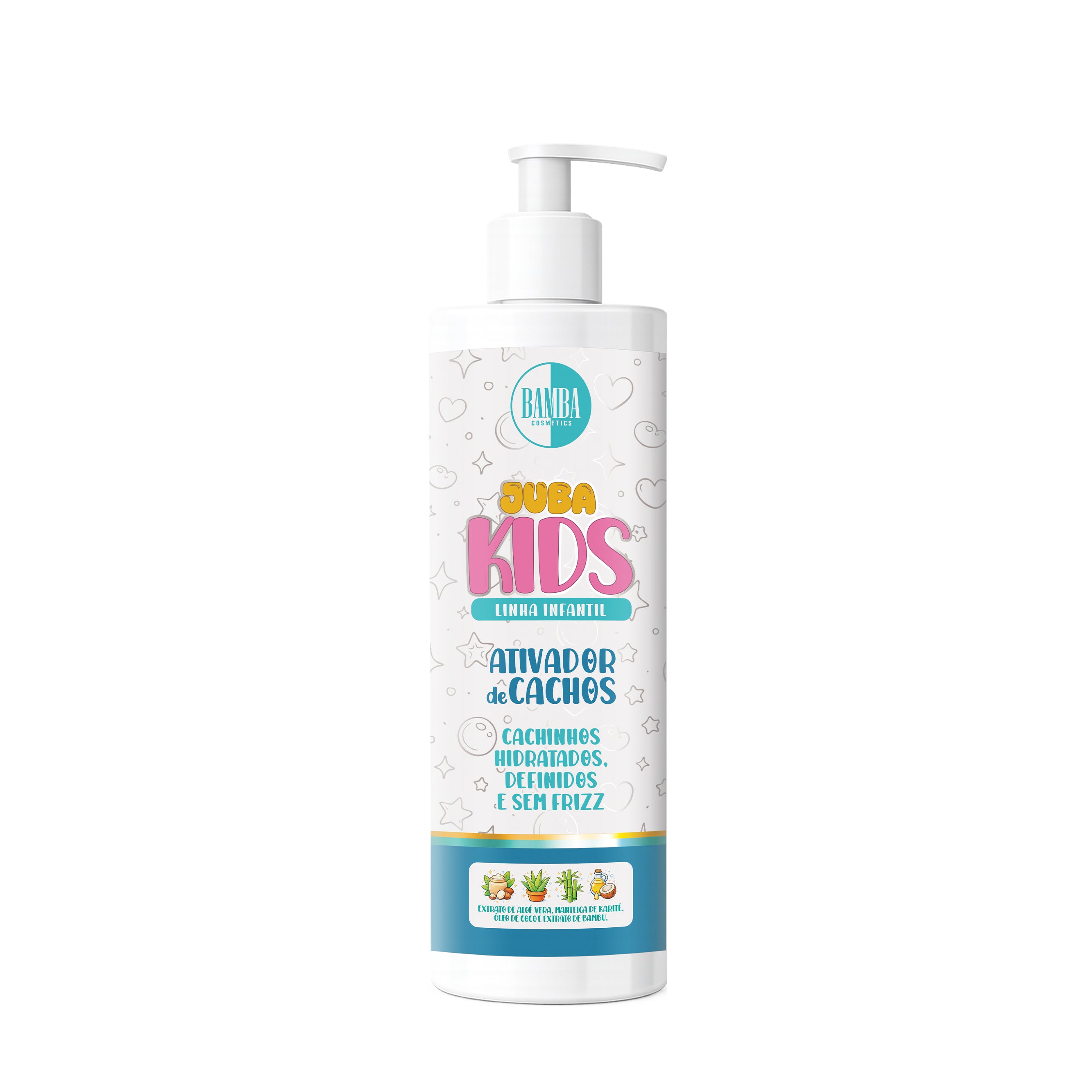 Bamba Juba Kids Ativador de Cachos Infantil 500ml