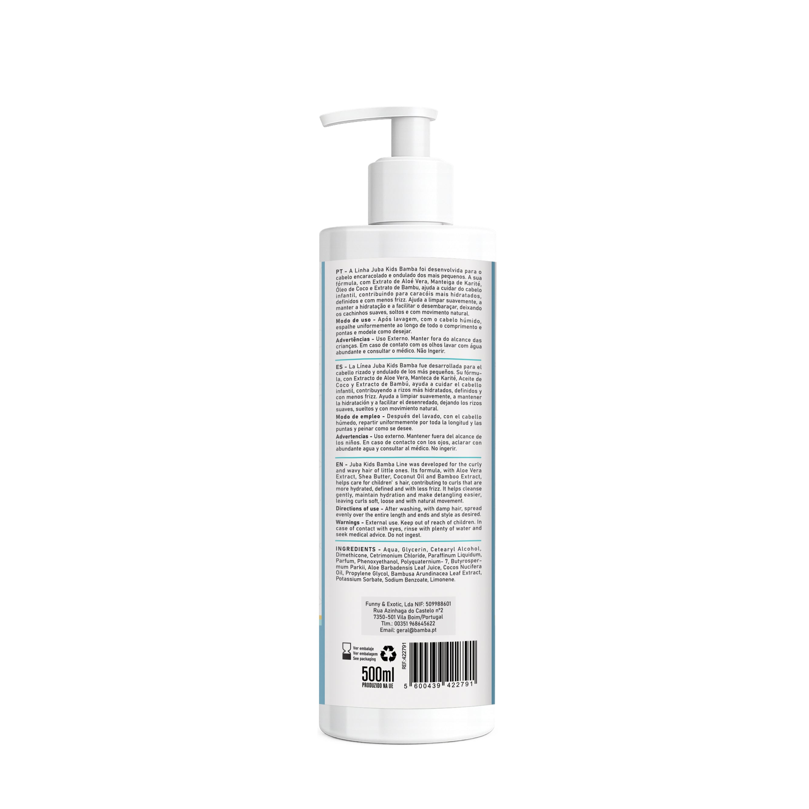 Bamba Juba Kids Ativador de Cachos Infantil 500ml