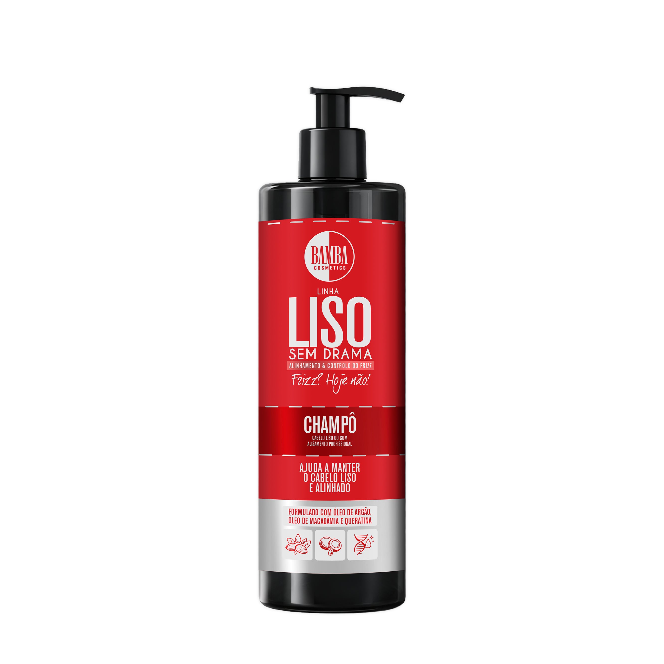 Bamba Liso Sem Drama Shampoo Alinhamento & Frizz 500ml