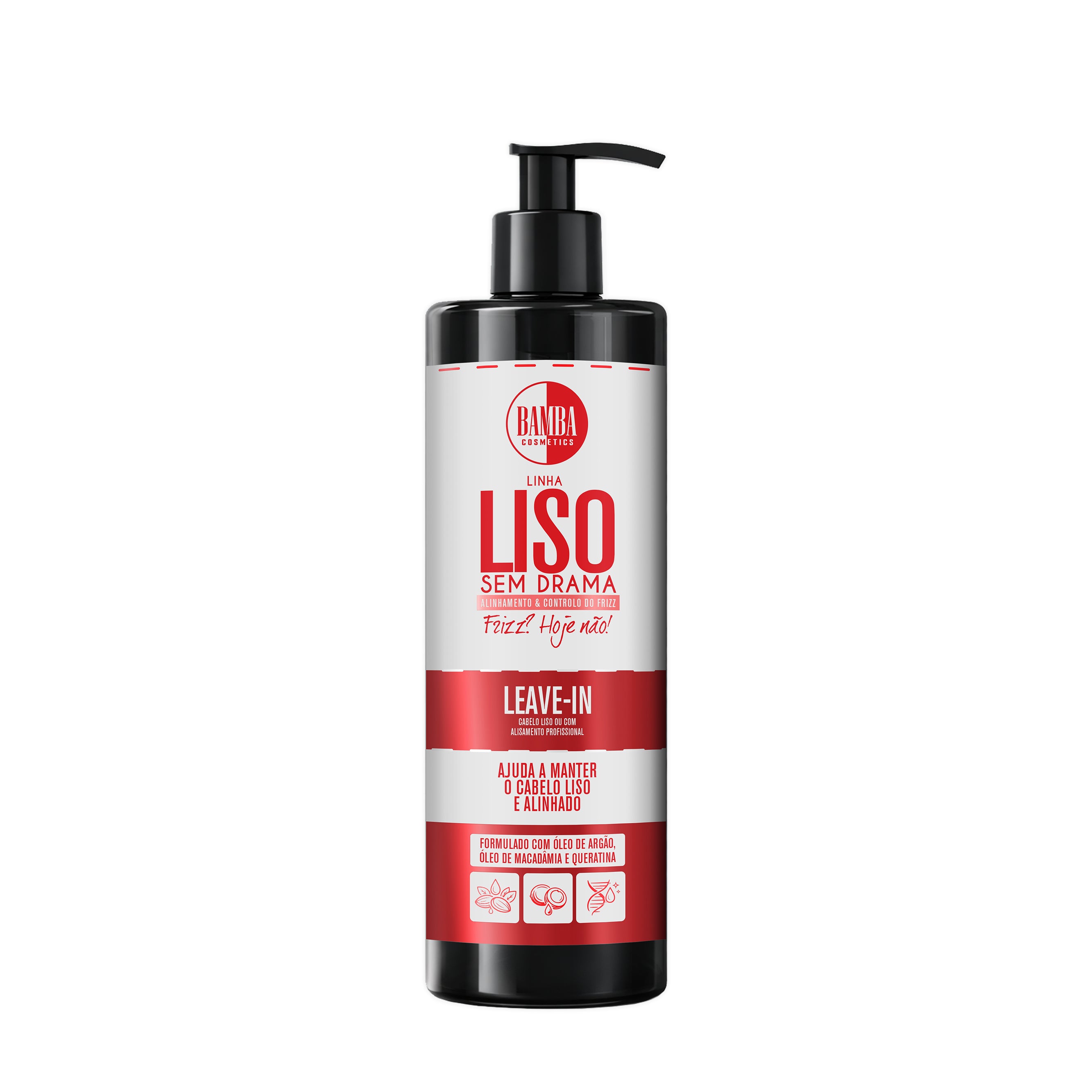 Bamba Liso Sem Drama Leave-In Alinhamento & Frizz 500ml