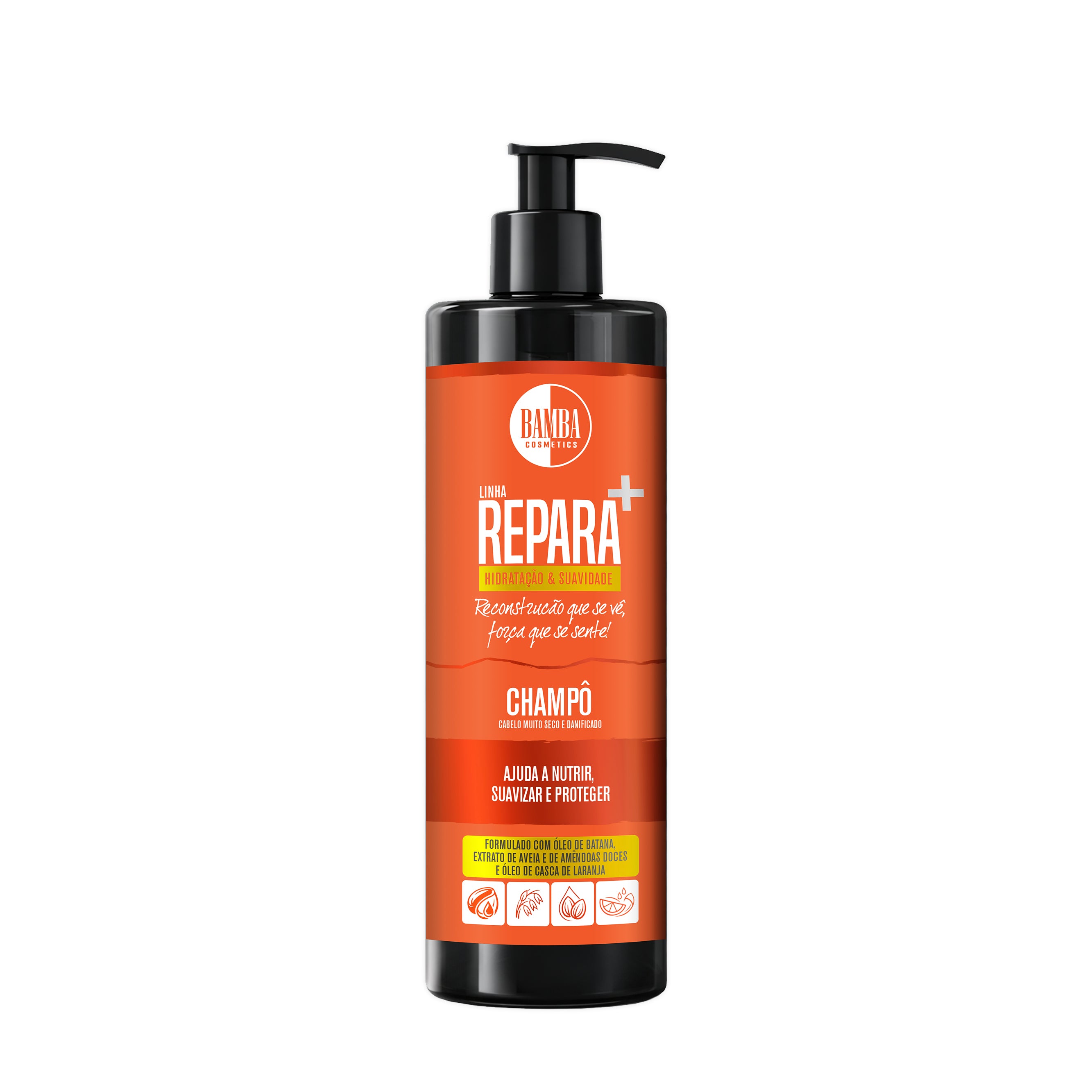 Bamba Repara+ Shampoo Hidratação & Suavidade 500ml
