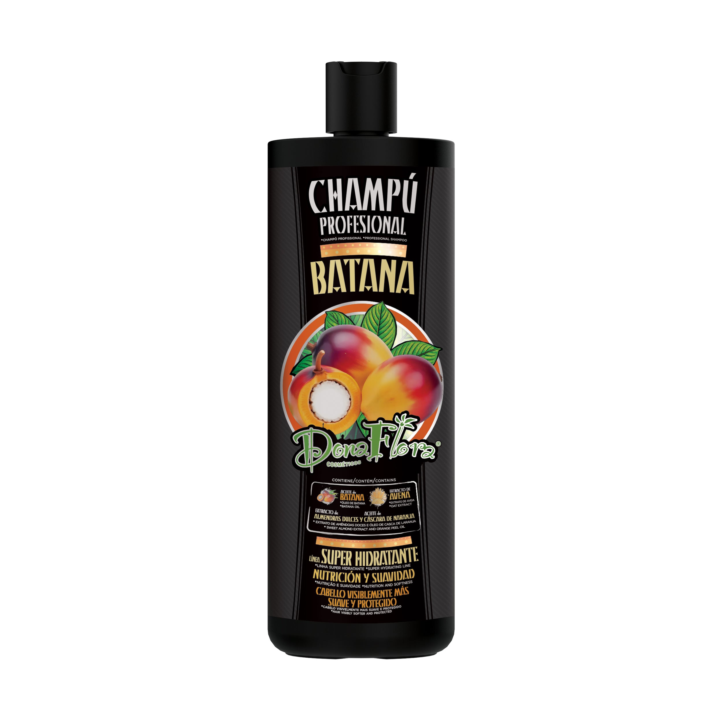 Dona Flora Batana Shampoo Nutrição & Suavidade 1L
