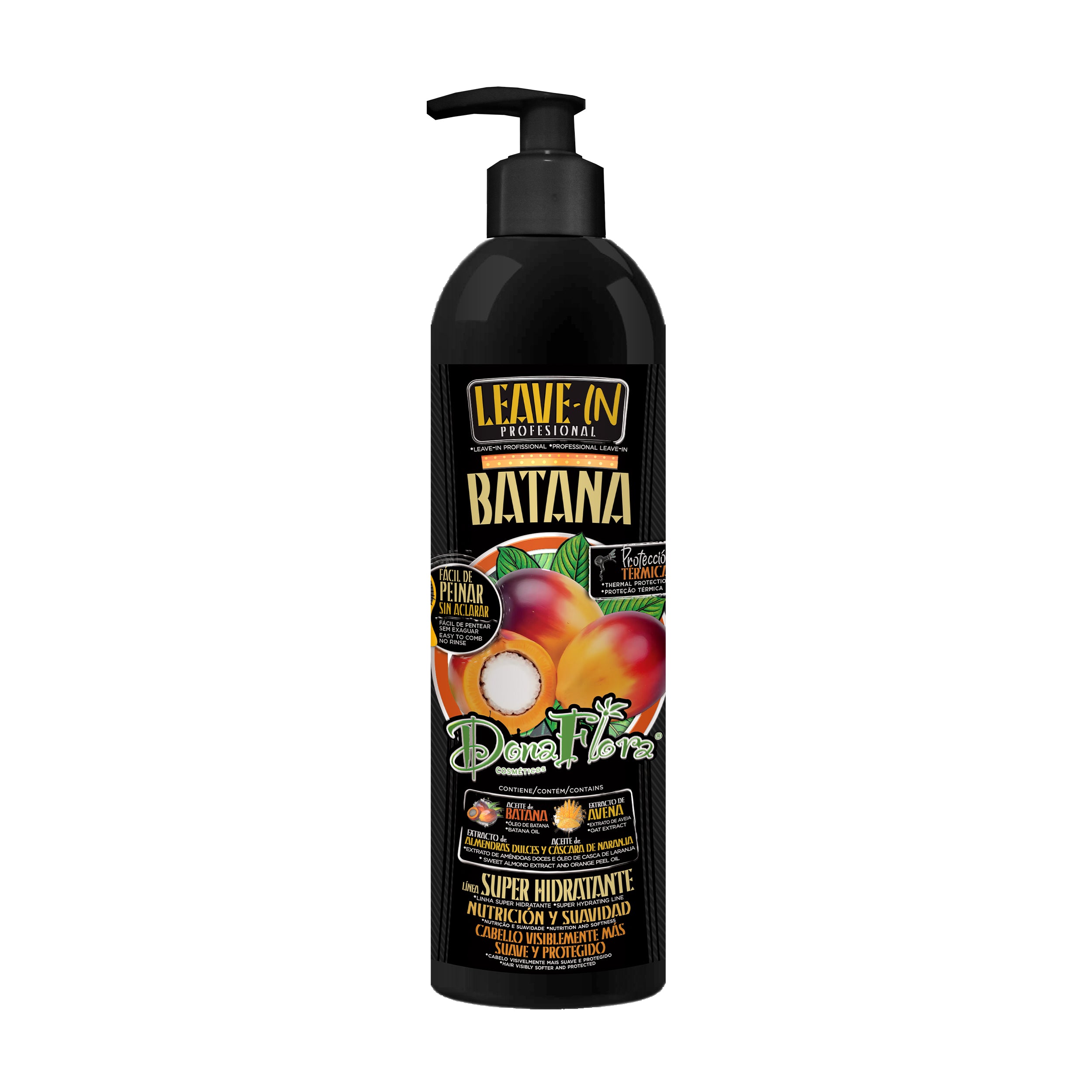 Dona Flora Batana Leave-in Nutrição & Proteção Térmica 500ml