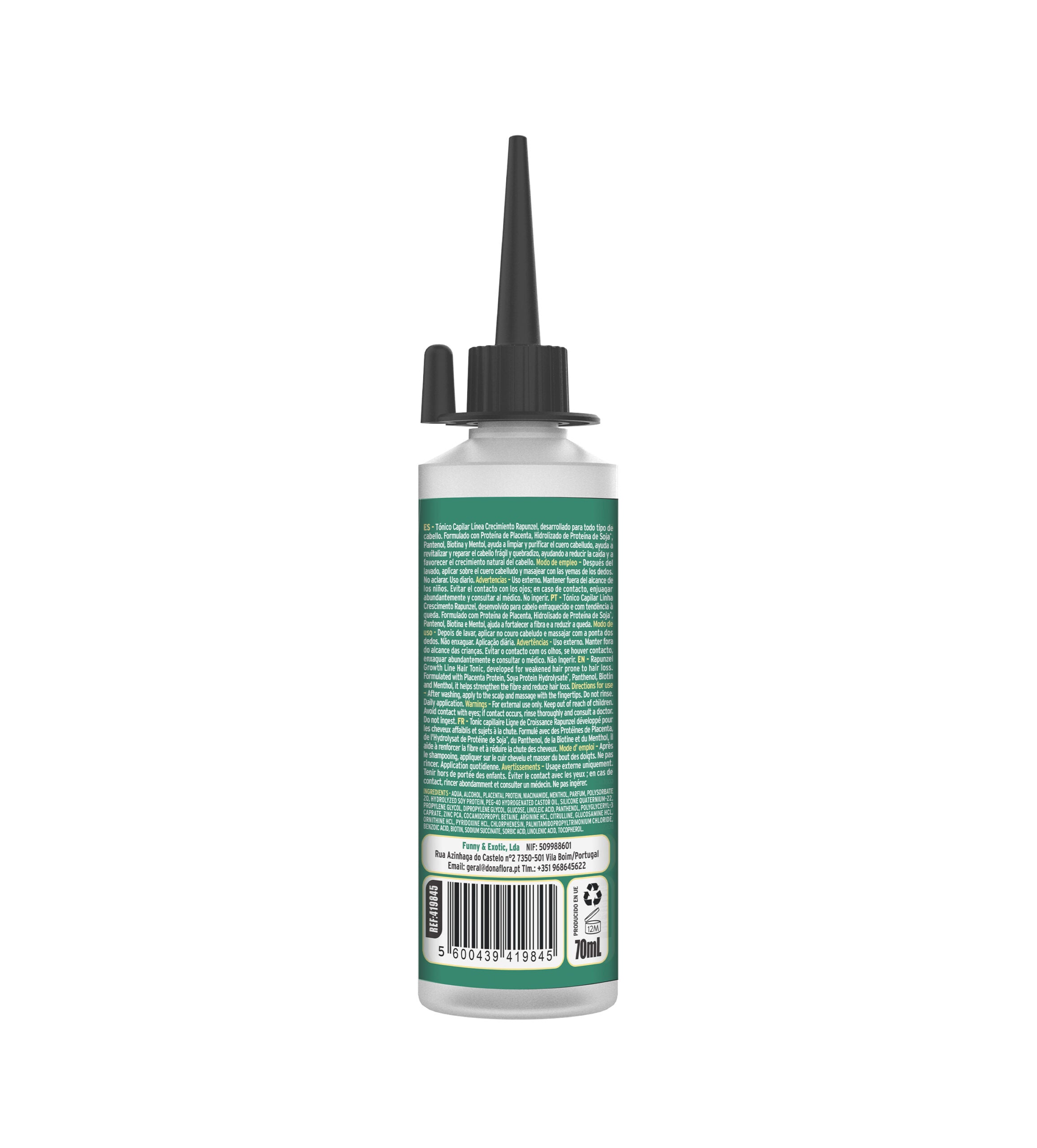 Dona Flora Rapunzel Tônico Capilar Anti-Queda & Crescimento 70ml