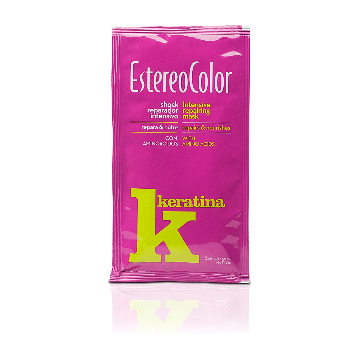 Estereocolor Shock Keratina Máscara Reparadora com Aminoácidos 50ml