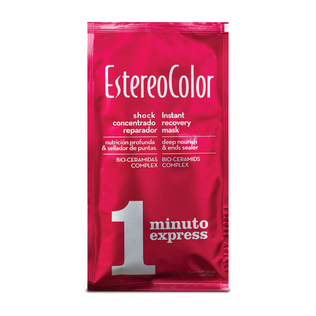 Estereocolor Shock 1 Minuto Express Máscara Reparadora de Pontas 50ml