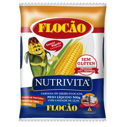 Nutritiva Flocao Milho 500g