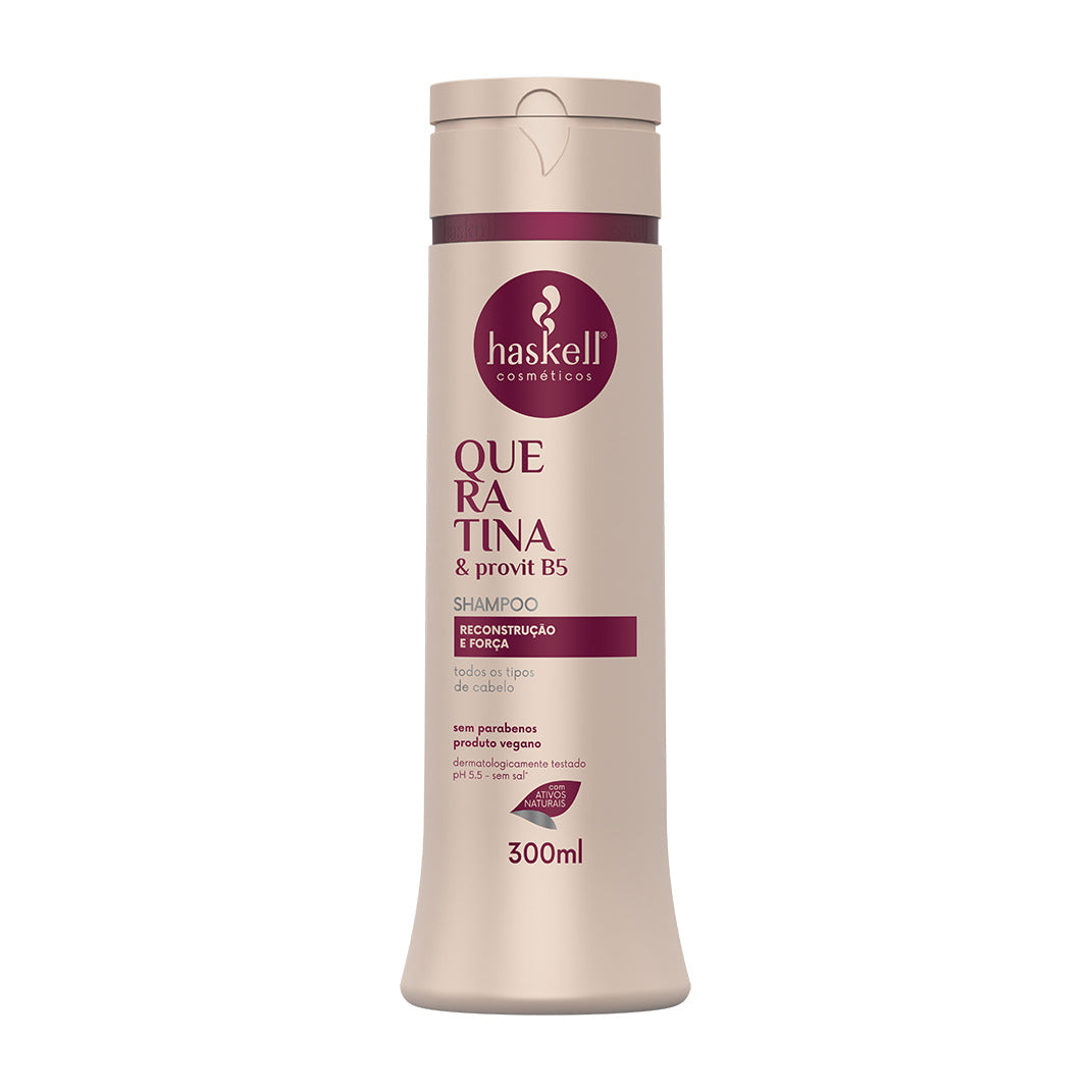 Haskell Queratina e Provitamina B5 Shampoo Reconstrutor 300ml