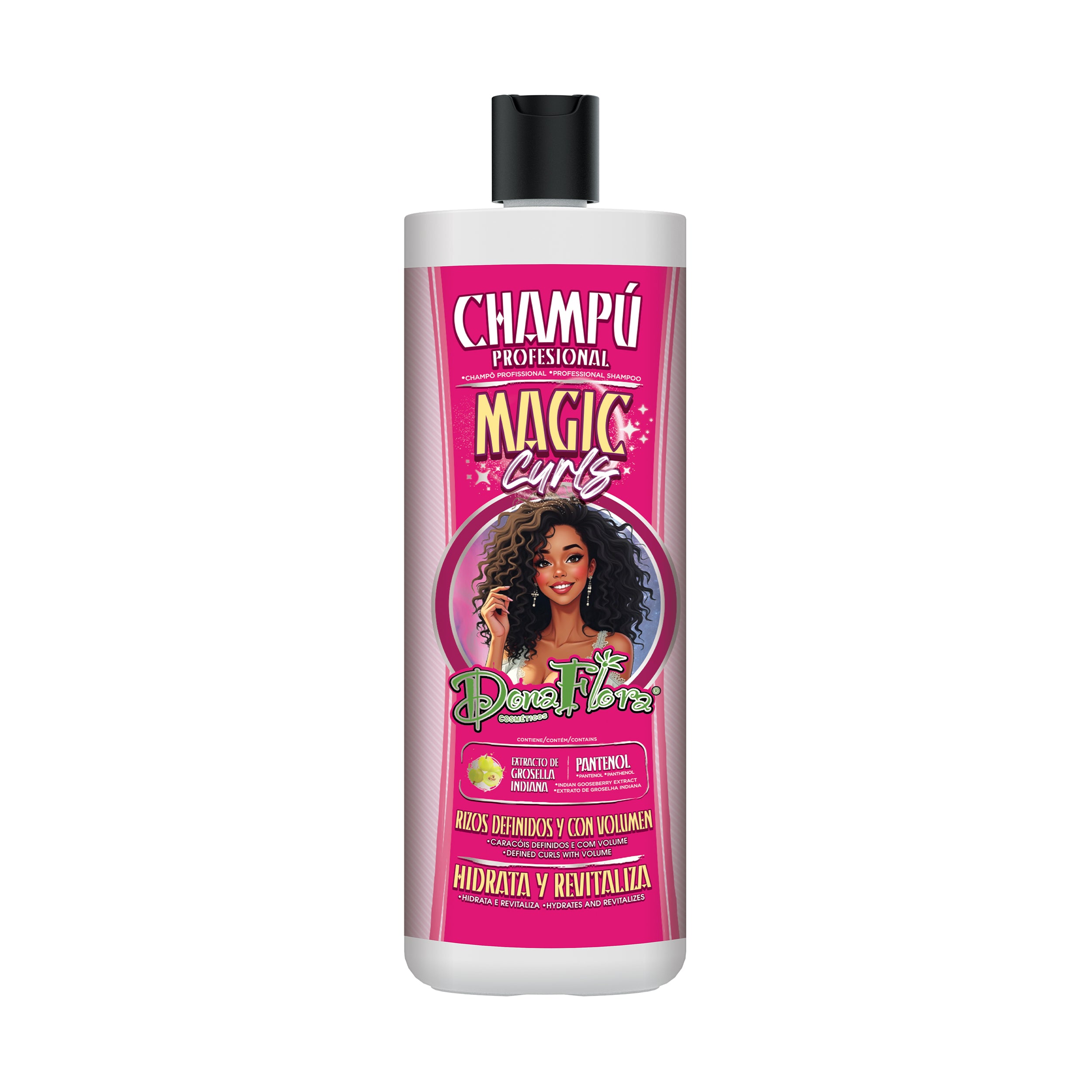 Dona Flora Magic Curls Shampoo Definição & Volume 1L