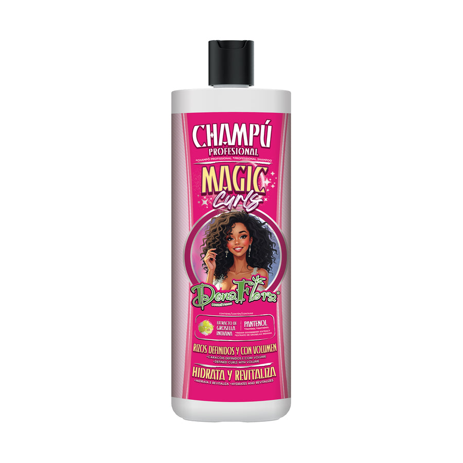 Dona Flora Magic Curls Shampoo Definição & Volume 1L