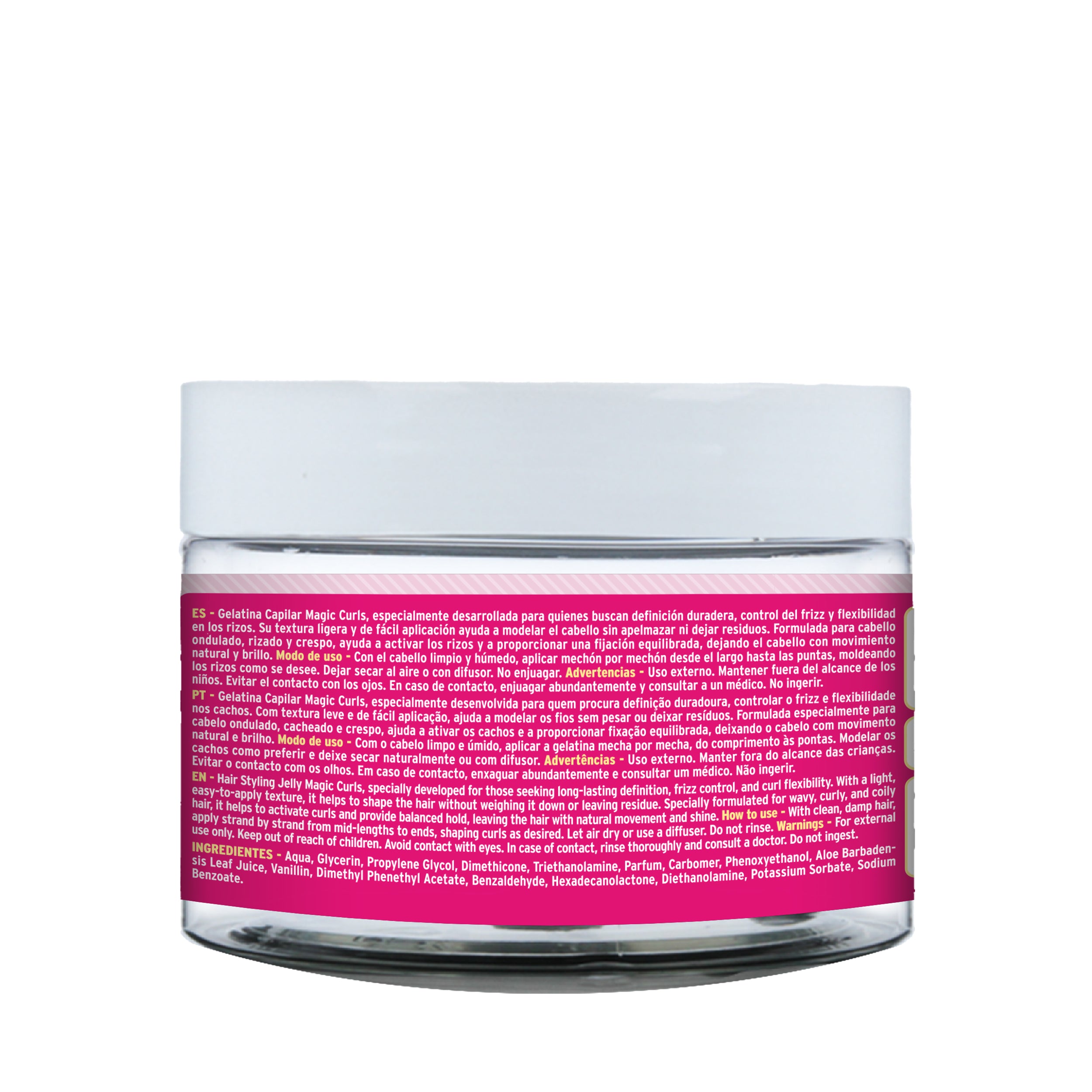 Dona Flora Magic Curls Gelatina Capilar Definição & Flexibilidade 500ml