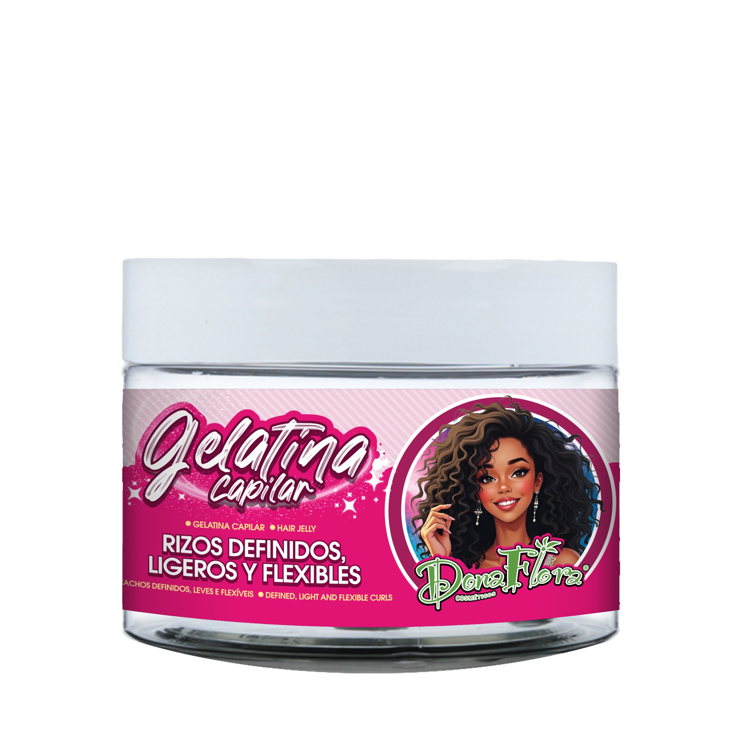 Dona Flora Magic Curls Gelatina Capilar Definição & Flexibilidade 500ml