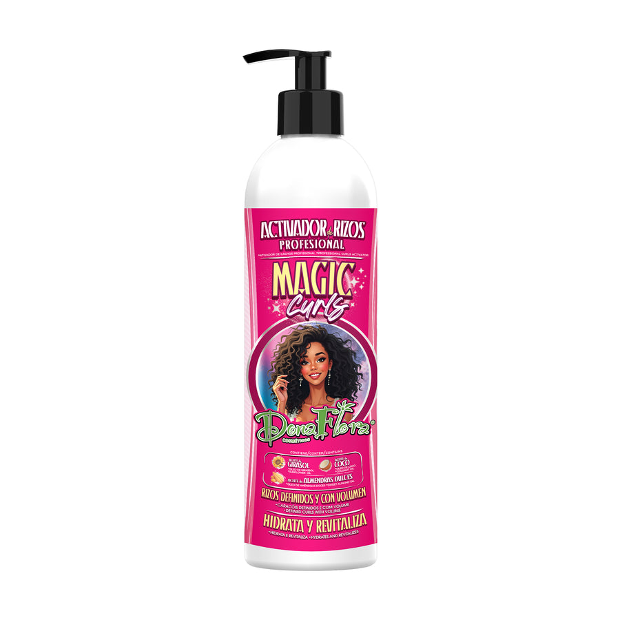 Dona Flora Magic Curls Ativador de Cachos Definição & Volume 500ml